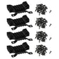 100 Pack Sawtooth Picture Frame Hangers Oil Hanging Wall Hooks and Screws