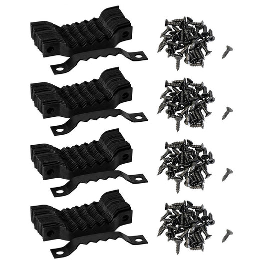 100 Pack Sawtooth Picture Frame Hangers Oil Hanging Wall Hooks and Screws