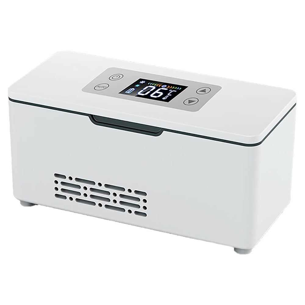 12V Mini Car Fridge Rechargeable Cooler Box Portable Travel Cooler