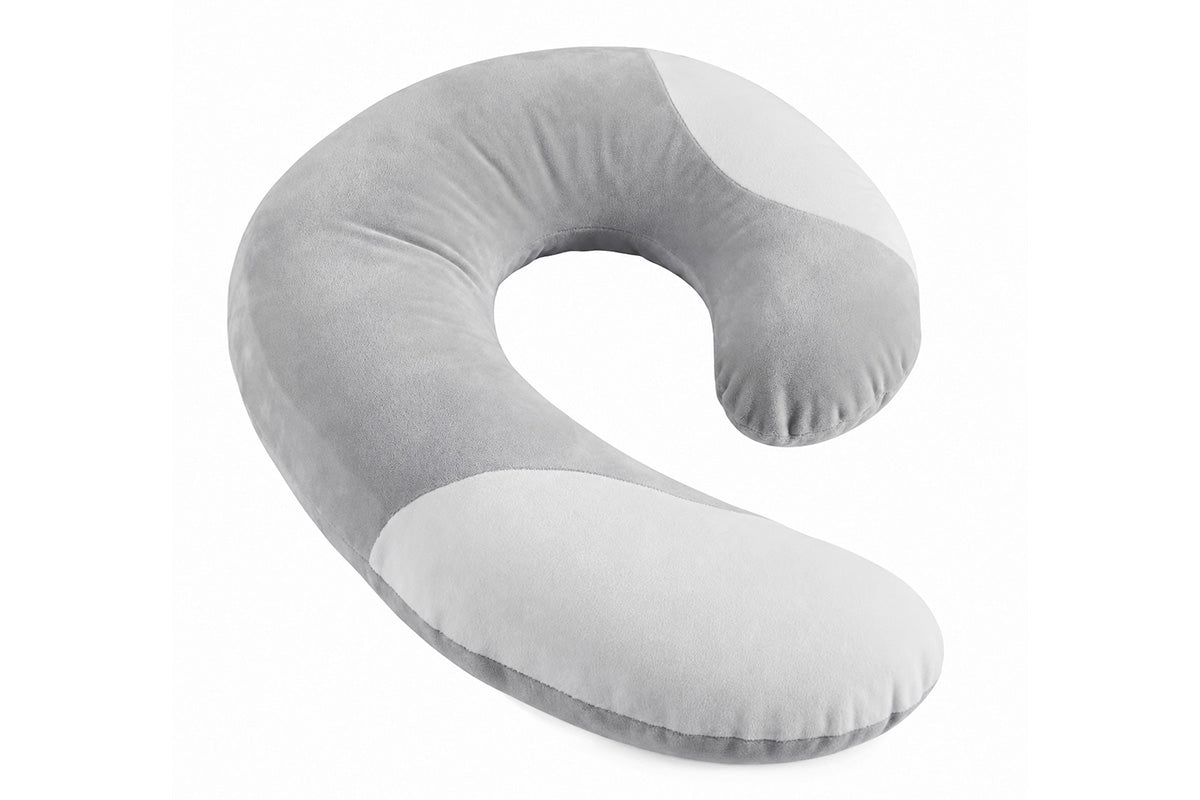C-Shape Calming Pet Pillow Anxiety Relief Pet Sleeping Cushion for Cats & Small Dogs