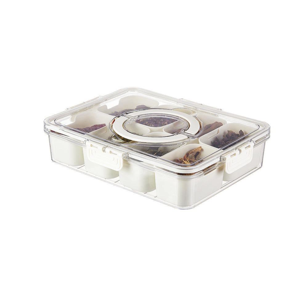 Divided Serving Tray with Lid