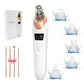 2Pcs Vacuum Blackhead Remover Facial Skin Pore Acne Pimple with 5 Suction Probes 4 Acne Needles