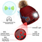 400mAh USB Rechargeable Bluetooth 5.2 Hat Stereo Headphone with 4 LED Light