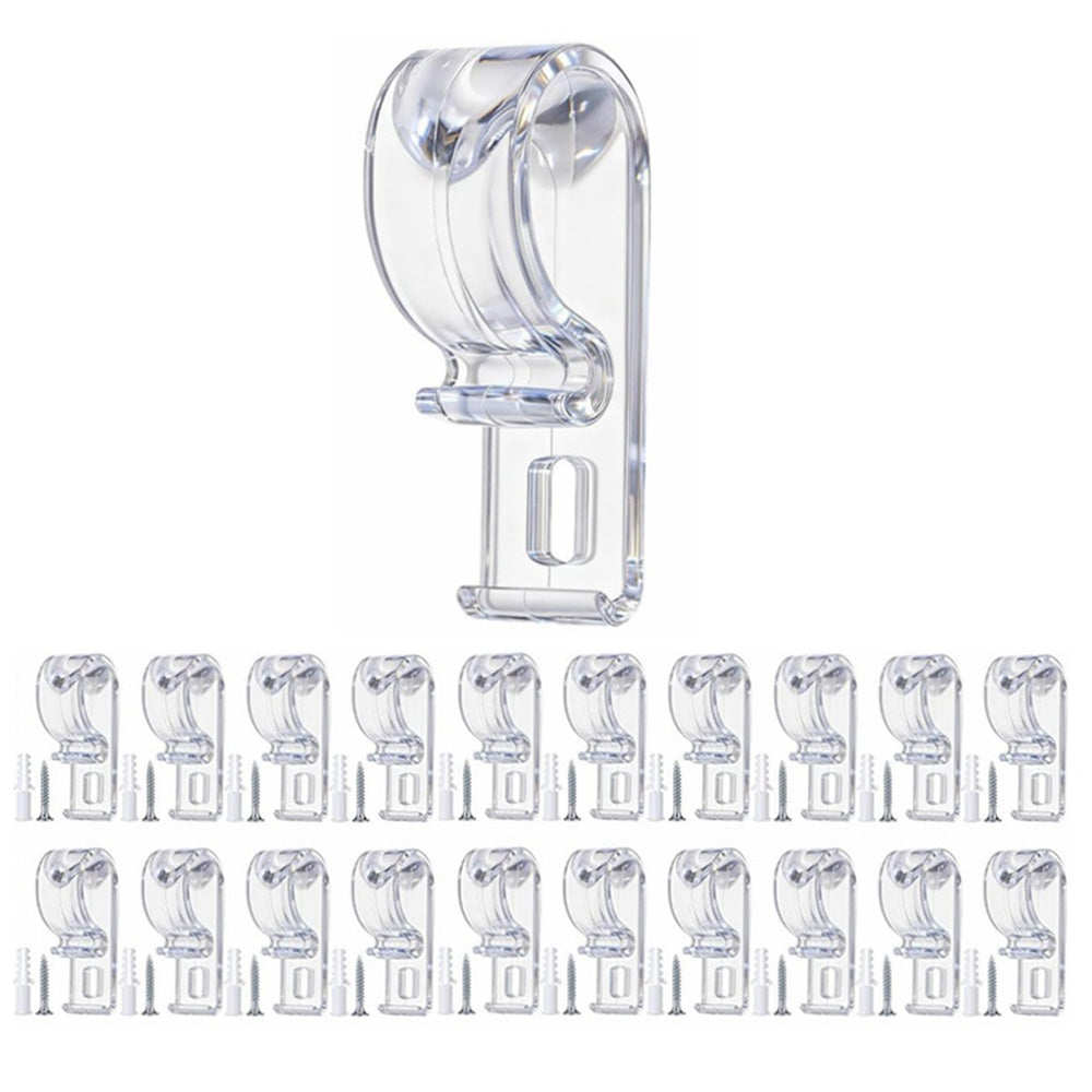 20 Pack Clear P Clips for Blind Chains and Shade Cords