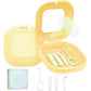 Retainer Case with Mirror and Retainer Removal Tool Mouth Guard Storage Box