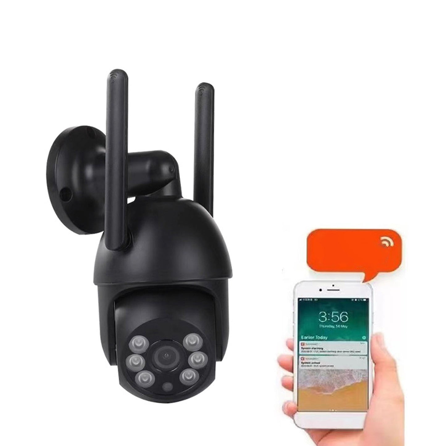 Home Outdoor USB Interface Wireless Night Vision Security Camera 2MP HD Two Way Voice For Tuya APP