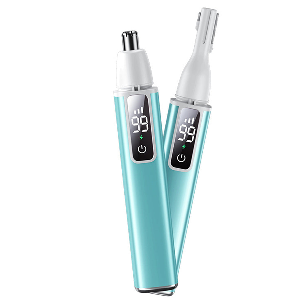 Rechargeable 2 In 1 Nose Hair And Eyebrow Trimmer For Men And Women