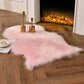 Faux Sheepskin Fluffy Rugs Chair Seat Covers