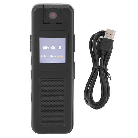 1080P Night Vision Wide Angle Clip-on Camera Recording Device for Outdoor Riding Meeting