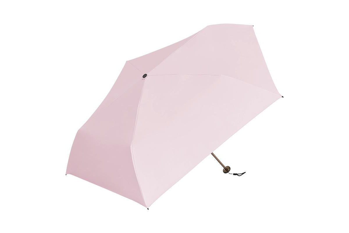 Black Coated Compact Folding Umbrella Lightweight Portable Pocket Umbrella