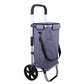 Folding Shopping Cart with Waterproof Oxford Bag Portable Utility Trolley