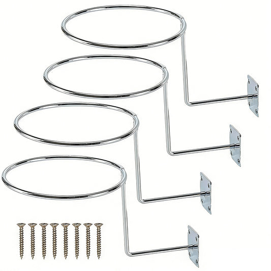 4 Pack Wall Mounted Hat Rack Heavy Duty for Cap Helmet Display
