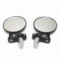 2Pcs Universal Motorcycle Handle Bar Rear View Round Mirrors