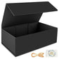 Rectangle Collapsible Gift Box with Lid for Presents Party Wedding