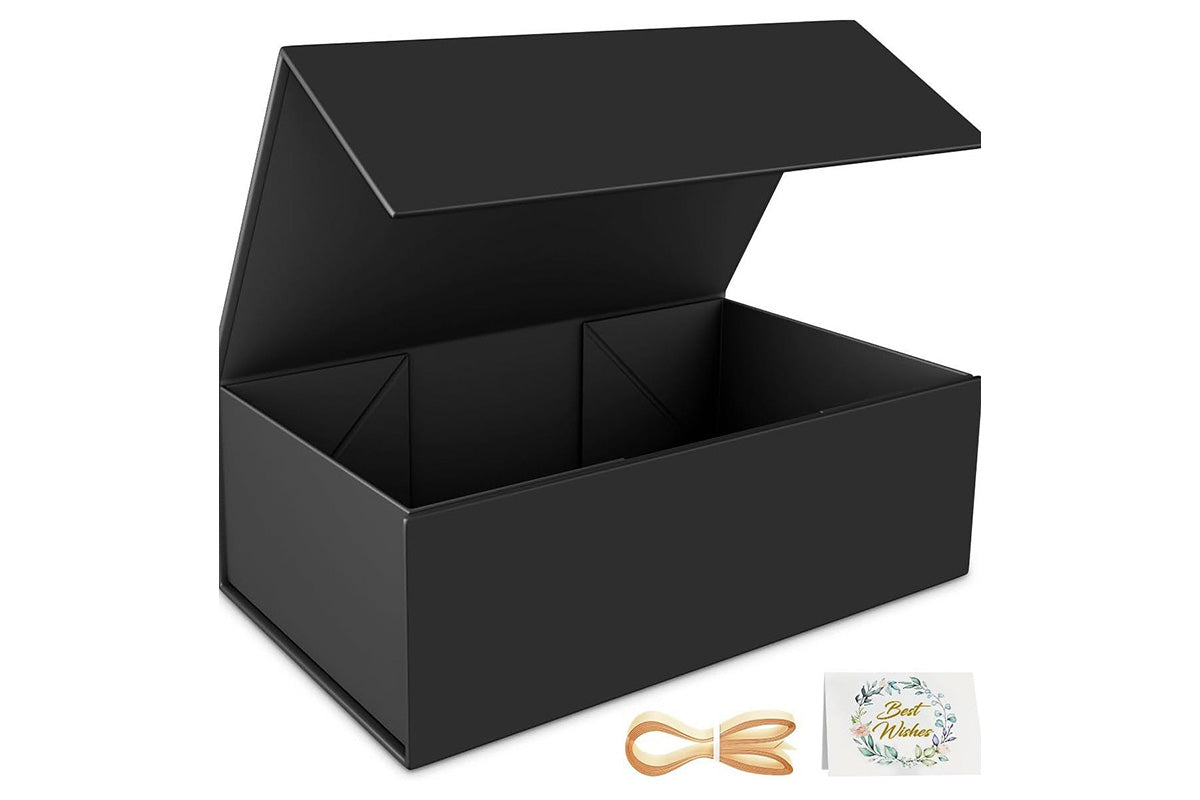 Rectangle Collapsible Gift Box with Lid for Presents Party Wedding