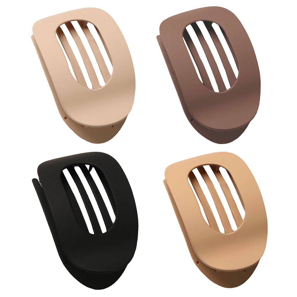 4Pcs Flat Claw Clips for Women and Girls French Hair Clips for Thick Thin Hair