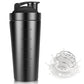 750ml 304 Stainless Steel Protein Shaker Bottle with Mixing Ball