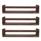 3 Pack Floating Wall Mounted Book Display Shelves