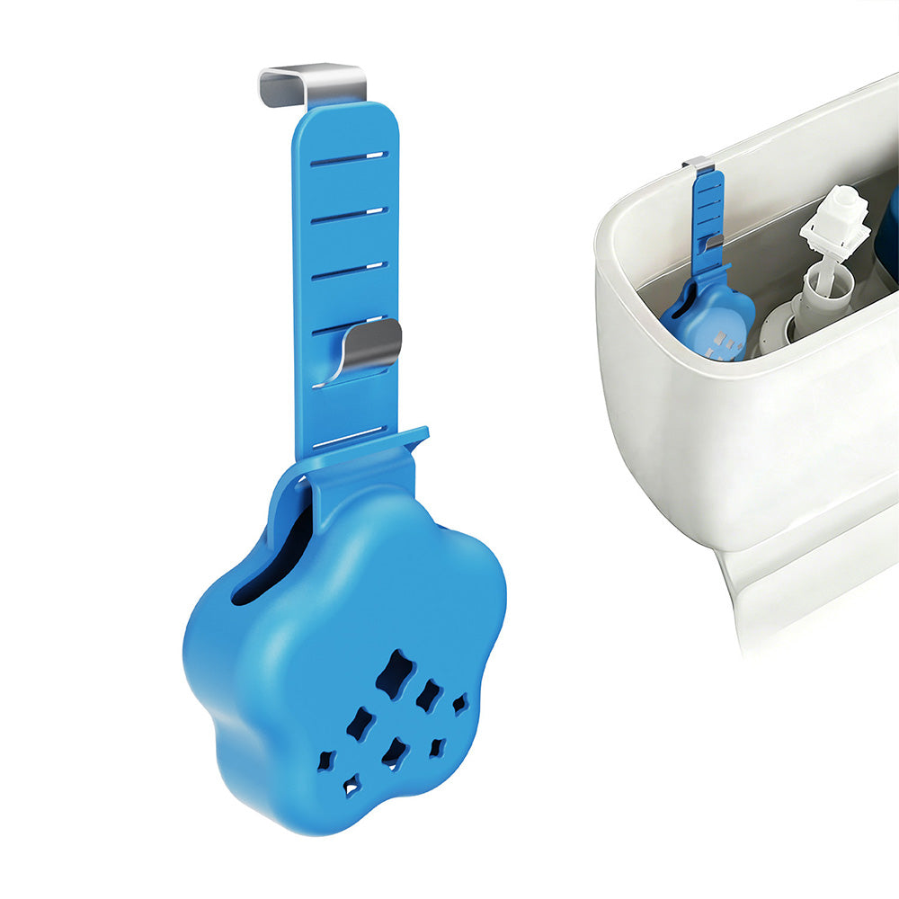 Adjustable Silicone Metal Toilet Tank Cleaning Tablet Hanging Holder