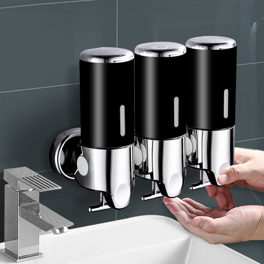 Wall-Mounted 3-Chamber Soap Dispenser 1500ml
