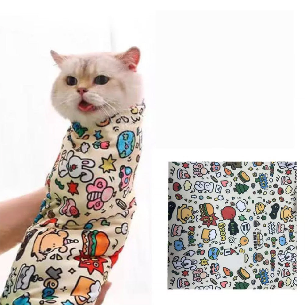 Cat Grooming Wrap For Nail Clipping Scratch Escape Calming Multifunctional Pet Tool