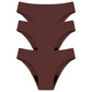 Period Swimwear Menstrual Leakproof Bikini Bottoms Low Waisted Swim Bottoms-Brown