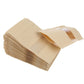 100Pcs 9x14cm Resealable Kraft Paper with Visible Window