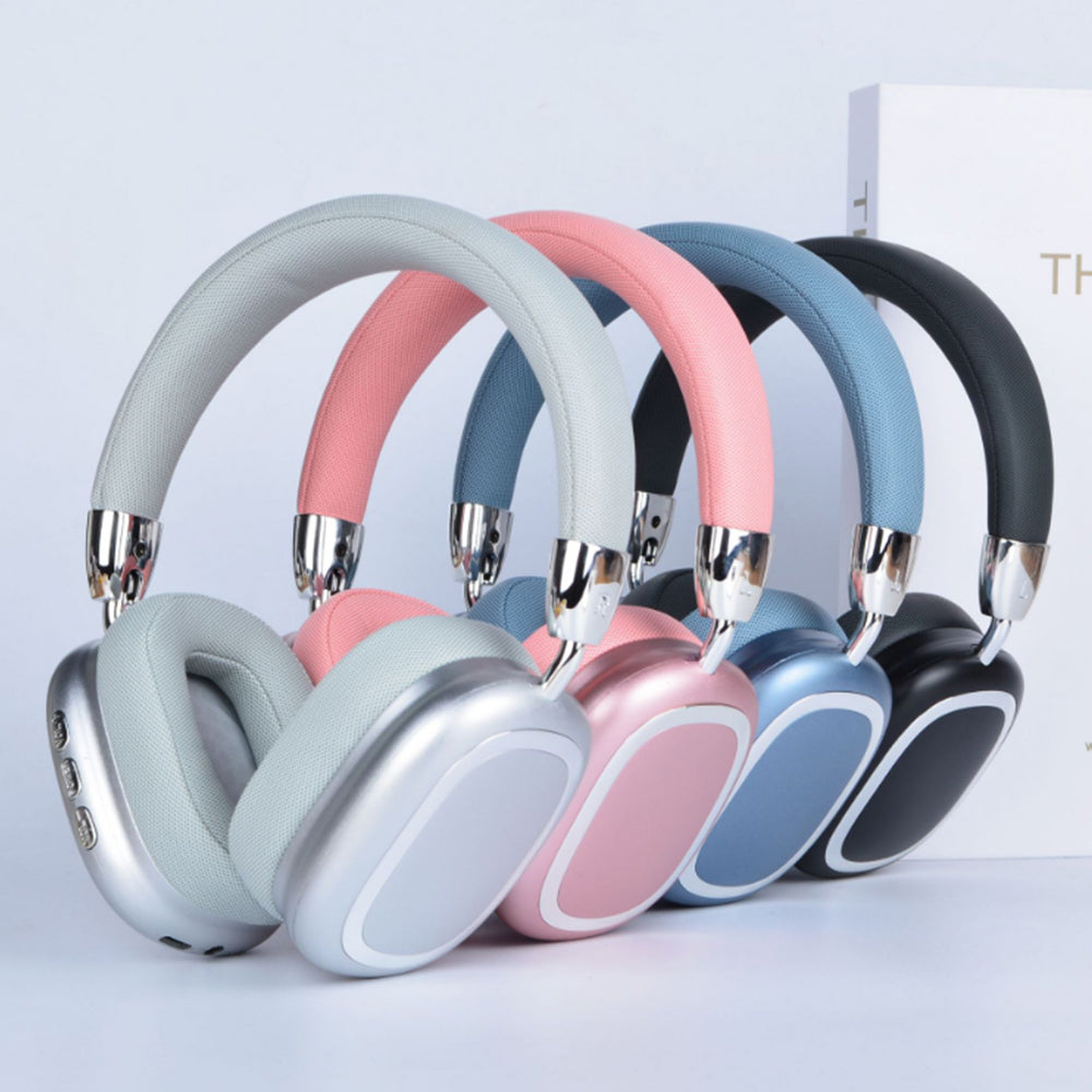 2Pcs Wireless Bluetooth 5.3 Stereo Over Ear Headset