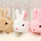 Interactive Realistic Bunny Toy with Walking and Wagging Ears