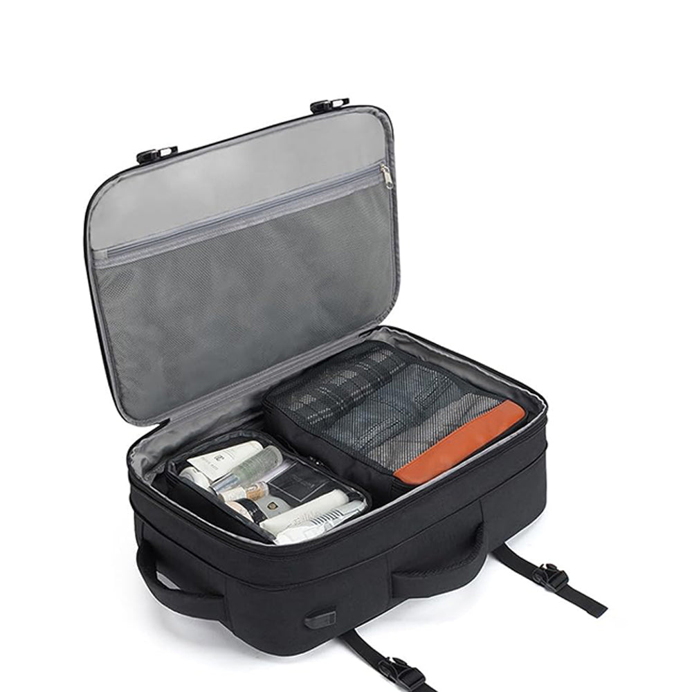 Business Travel Shoulder Backpack with Shoe Bag and Storage Bag