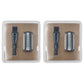 2-Pack Replacement Foil Head Compatible with BG2024/BG2025/BG2040/TT2040/YS534 Body Groomer