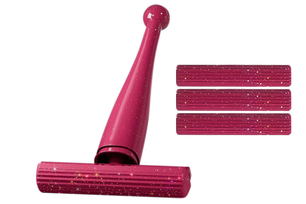 Soft Sponge Self-Squeeze Desktop Cleaning Mini Mop with 3pcs Extra Sponge Heads