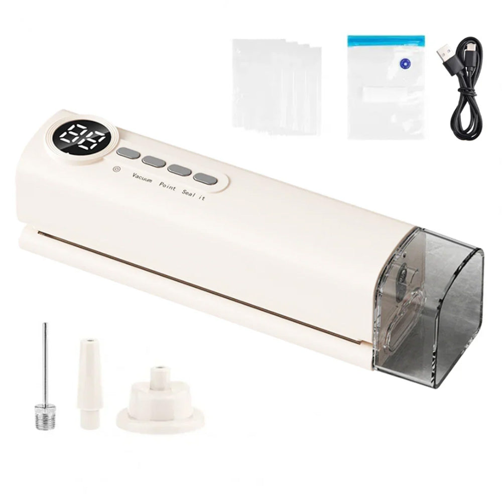 62kPa Strong Suction Wireless Portable Vacuum Sealer for Dry and Wet Food