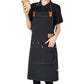 Waterproof Kitchen Apron Oil Resistant Chef Apron with Adjustable Neck