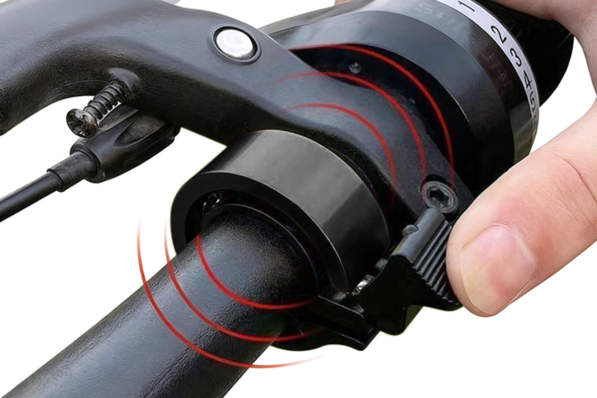 Mini Invisible Bicycle Bell Set of 2 Aluminum Alloy Handlebar Bell