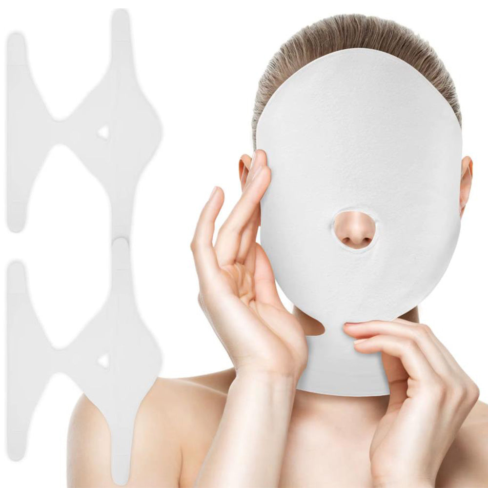 Reusable Castor Oil Pack Wrap for Face and Neck Anti-Leak Design