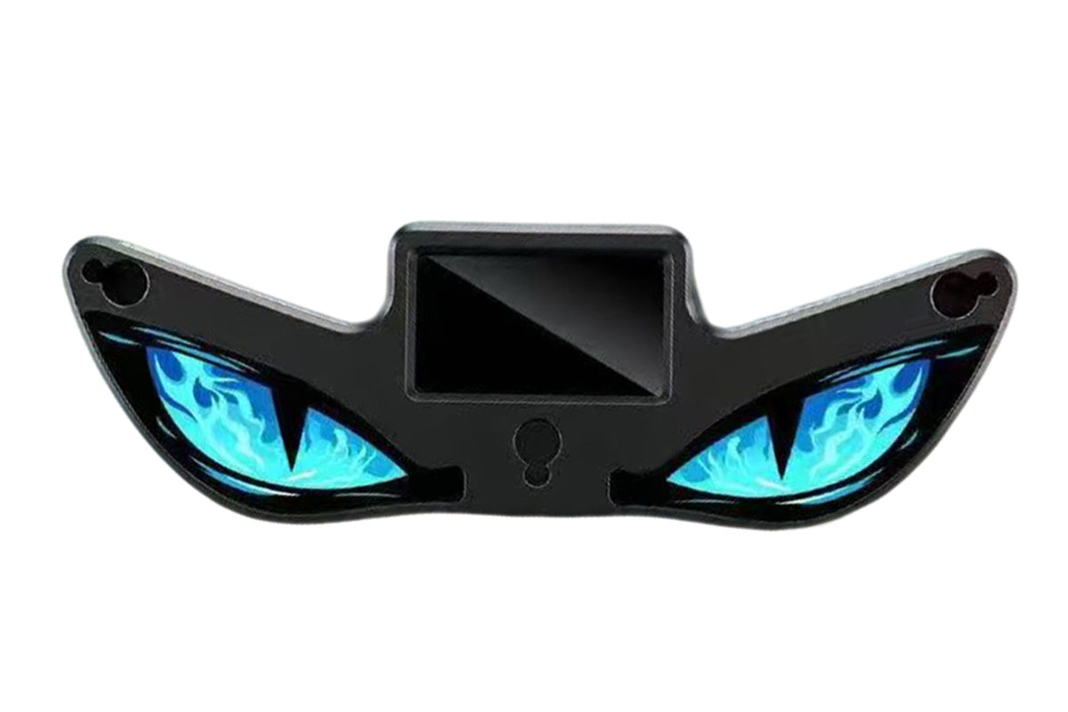 Solar Powered Devil Eyes Car Dynamic Light Car Decal Car Window Interior Decoration
