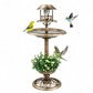 Three in One Solar Bird Bath Feeder