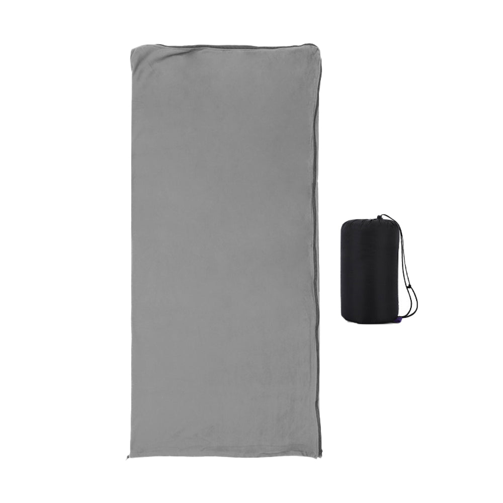 Fleece Sleeping Bag Liner Portable Travel Sleeping Sack Sheet