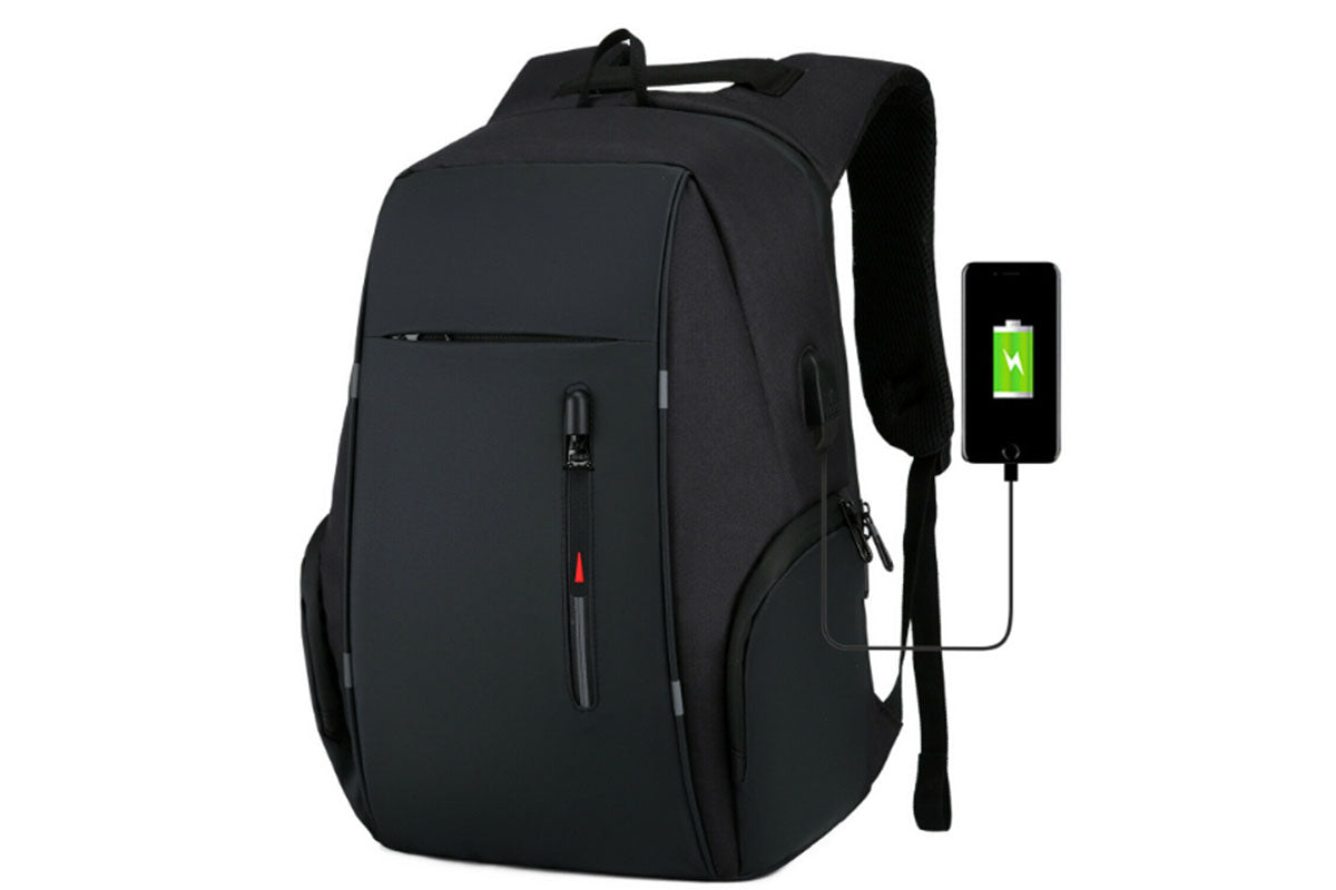 Reflective Laptop Backpack with USB Charging Port Anti-thief Travel Business Backpack