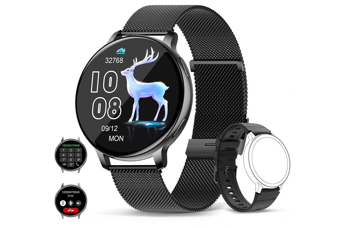 Smart Watch for Women with Bluetooth Call and Sleep Monitor Fitness Tracker Watch