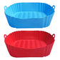 Silicone Liners Square for Air Fryers 2pcs Reusable Non Stick Baking Tray for Air Fryers