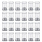 24Pcs TPE Felt Square Chair Leg Floor Protectors Pads Caps for Hardwood Floors
