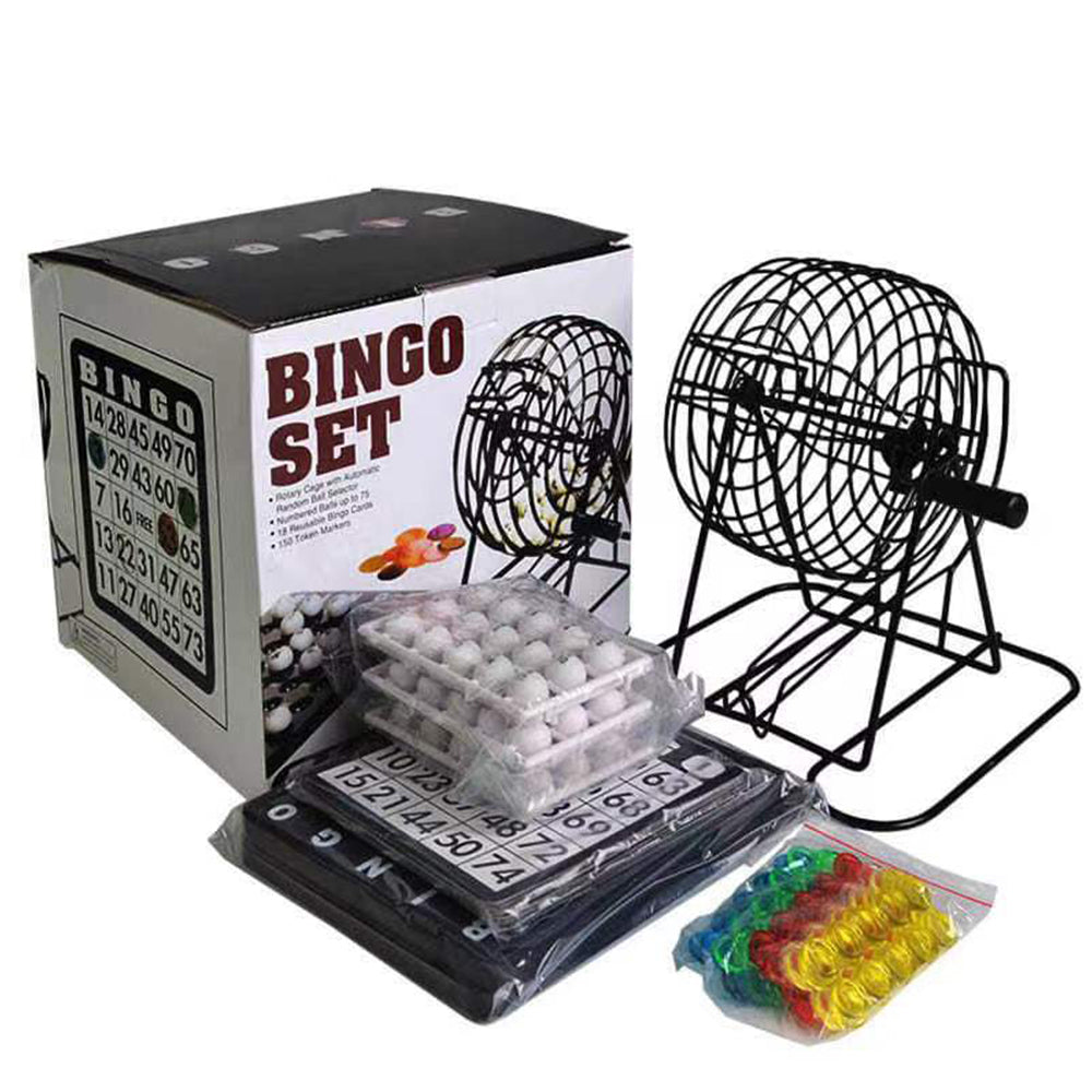 Metal Bingo Game Machine with Bingo Cards