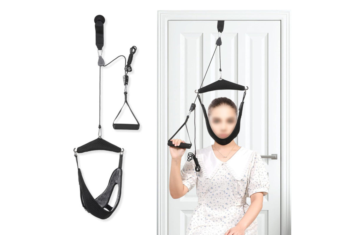 Cervical Neck Traction Device Over Door Neck Stretcher Hammock For Home Use