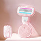 2Pcs Mini Travel Razor 5-Blade Shaving Razor With Storage Case For Women
