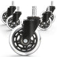 5Pcs 3 Inch Office Chair Caster Replacement Rolling Caster Grip Ring Universal Swivel Wheel