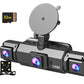 4 Channel Dashcam Front Rear Left Right Car Camera with App Control