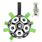 Interactive Dog Soccer Ball Toy with Handles for Training and Water Play 24cm