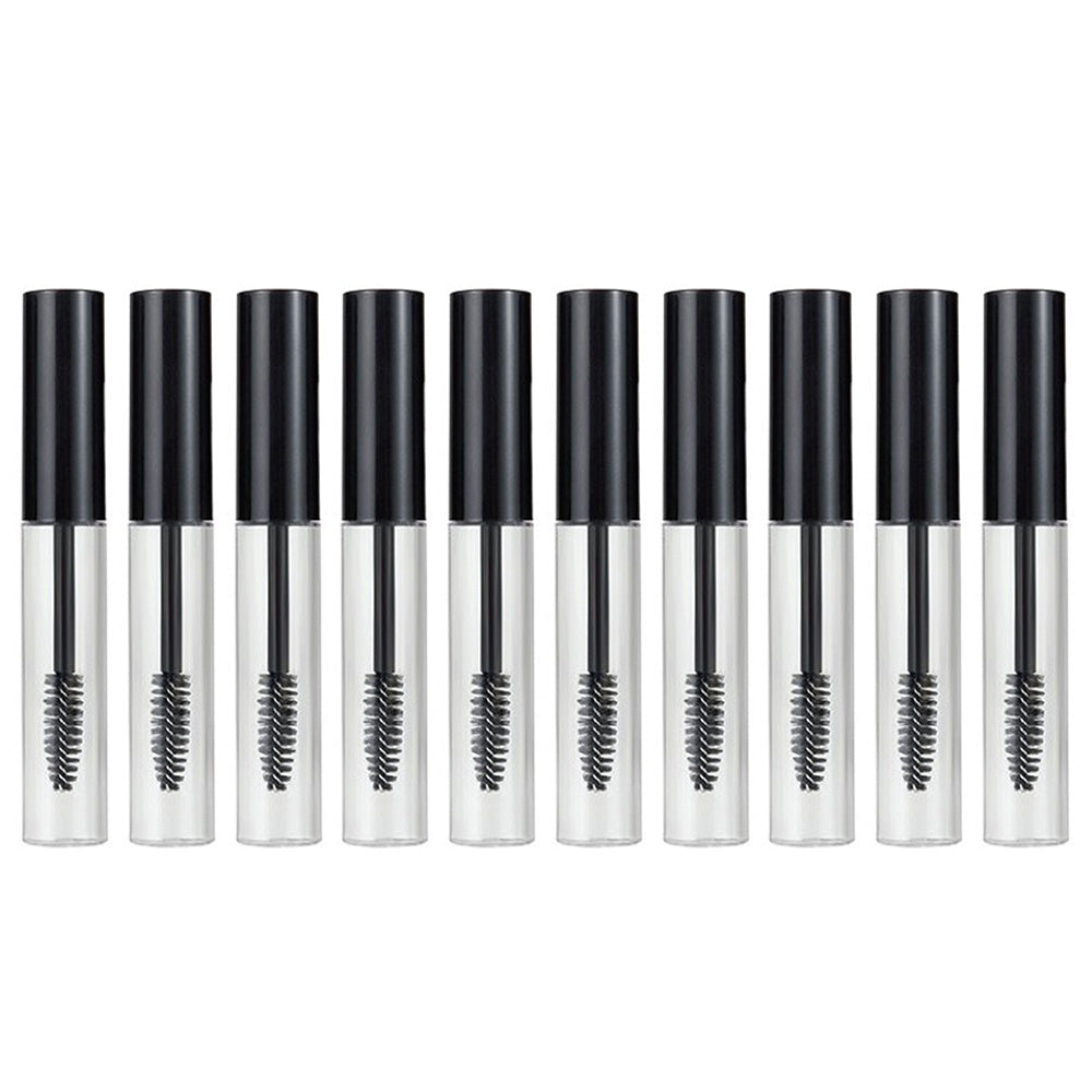 10 Pack 10ml PETG Empty Mascara Tubes with Wands and Inner Stoppers